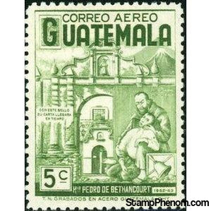 Guatemala 1965 Pedro Bethancourt (1626-1667)-Stamps-Guatemala-Mint-StampPhenom