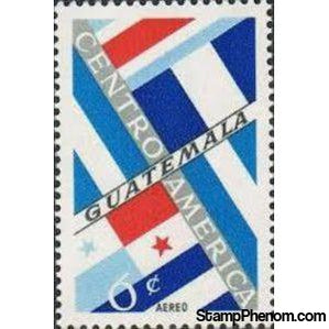 Guatemala 1966 Flag of Central American States-Stamps-Guatemala-Mint-StampPhenom