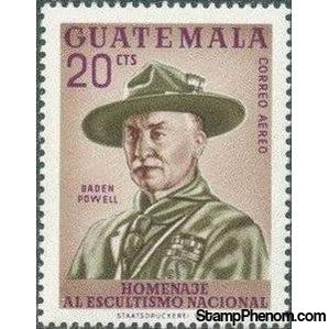 Guatemala 1966 Lord Baden Powell-Stamps-Guatemala-Mint-StampPhenom