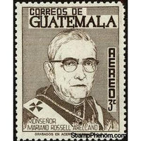 Guatemala 1966 Mariano Rossell Arellano, 3c-Stamps-Guatemala-Mint-StampPhenom