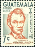 Guatemala 1967 Abraham Lincoln-Stamps-Guatemala-Mint-StampPhenom