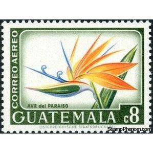 Guatemala 1967 Bird of Paradise (Strelitzia reginae)-Stamps-Guatemala-Mint-StampPhenom