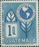 Guatemala 1967 InterAmerican Agriculture Institute-Stamps-Guatemala-Mint-StampPhenom