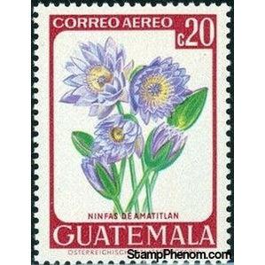 Guatemala 1967 Nymphaea sp.-Stamps-Guatemala-Mint-StampPhenom