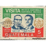 Guatemala 1968 Exchange Visits of Mexican and Guatemalan Presidents-Stamps-Guatemala-Mint-StampPhenom