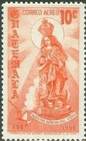 Guatemala 1968 Our Lady of the Coro-Stamps-Guatemala-Mint-StampPhenom