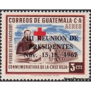 Guatemala 1968 Overprints in black-Stamps-Guatemala-Mint-StampPhenom