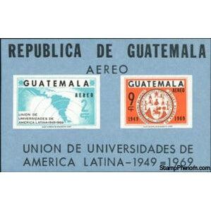 Guatemala 1969 20th Anniv. of the Union of Latin American Universities-Stamps-Guatemala-Mint-StampPhenom