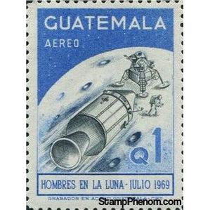 Guatemala 1969 Moon landing-Stamps-Guatemala-Mint-StampPhenom