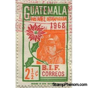 Guatemala 1970 Child and Poinsettia-Stamps-Guatemala-Mint-StampPhenom