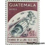 Guatemala 1970 Moon landing-Stamps-Guatemala-Mint-StampPhenom