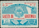 Guatemala 1971 Newspaper "Gaceta de Guatemalaâ€œ-Stamps-Guatemala-Mint-StampPhenom