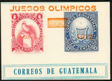 Guatemala 1972 75th Anniv. Of the UPU - souvenir sheet overprinted-Stamps-Guatemala-Mint-StampPhenom