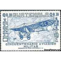 Guatemala 1972 Bleriotâ€™s plane-Stamps-Guatemala-Mint-StampPhenom