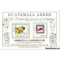 Guatemala 1973 Mayas and CARE Package-Stamps-Guatemala-Mint-StampPhenom