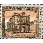Guatemala 1973 Ruins of Antigua - Capuchin monastery-Stamps-Guatemala-Mint-StampPhenom