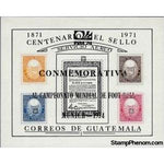 Guatemala 1974 World Soccer Championship, Munich (black overprint)-Stamps-Guatemala-Mint-StampPhenom