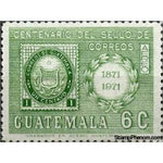 Guatemala 1975 Centenary of Guatemala postage stamp-Stamps-Guatemala-Mint-StampPhenom