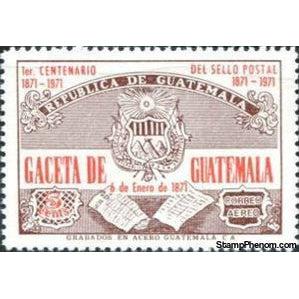 Guatemala 1975 Newspaper â€žGaceta de Guatemalaâ€œ-Stamps-Guatemala-Mint-StampPhenom