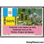 Guatemala 1976 Cleaning up Debris-Stamps-Guatemala-Mint-StampPhenom