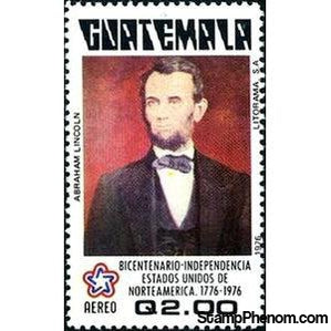 Guatemala 1976 Lincoln-Stamps-Guatemala-Mint-StampPhenom