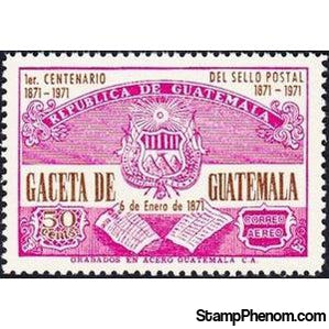Guatemala 1976 Newspaper â€žGaceta de Guatemalaâ€œ-Stamps-Guatemala-Mint-StampPhenom