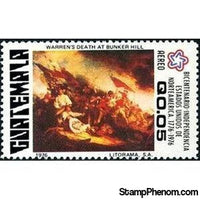 Guatemala 1976 WarrenÂ´s death at Bunker hill-Stamps-Guatemala-Mint-StampPhenom