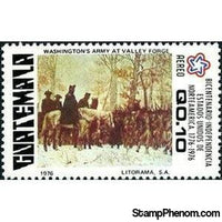 Guatemala 1976 Washington at Valley Forge-Stamps-Guatemala-Mint-StampPhenom