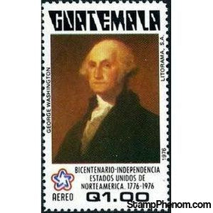 Guatemala 1976 Washington-Stamps-Guatemala-Mint-StampPhenom