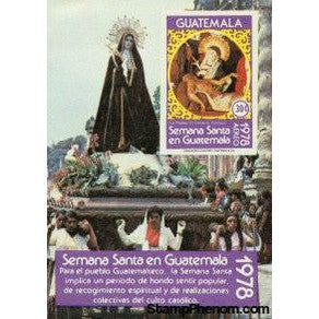 Guatemala Christ , 1 souvenir sheet