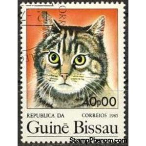 Guinea-Bissau 1985 Domestic Cat (Felis silvestris catus)-Stamps-Guinea-Bissau-Mint-StampPhenom