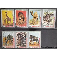 Guinea Equatorial Republic Animals, 7 stamps-Stamps-Guinea Equatorial Republic-StampPhenom