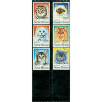 Guinea Bissau Cats , 6 stamps