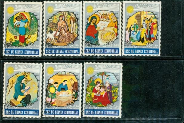 Guinea Equatorial Christmas , 7 stamps