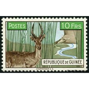 Guinee 1961 Bohor Reedbuck (Redunca redunca)-Stamps-Guinee-Mint-StampPhenom