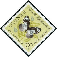 Guinee 1963 Butterflies-Stamps-Guinee-Mint-StampPhenom