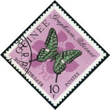 Guinee 1963 Butterflies-Stamps-Guinee-Mint-StampPhenom