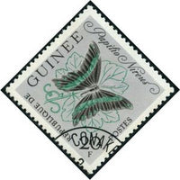 Guinee 1963 Butterflies-Stamps-Guinee-Mint-StampPhenom