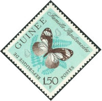 Guinee 1963 Butterflies-Stamps-Guinee-Mint-StampPhenom