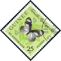 Guinee 1963 Butterflies-Stamps-Guinee-Mint-StampPhenom