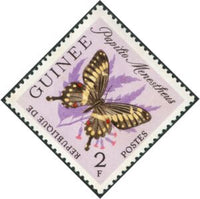 Guinee 1963 Butterflies-Stamps-Guinee-Mint-StampPhenom