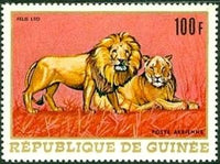 Guinee 1968 Animals-Stamps-Guinee-Mint-StampPhenom