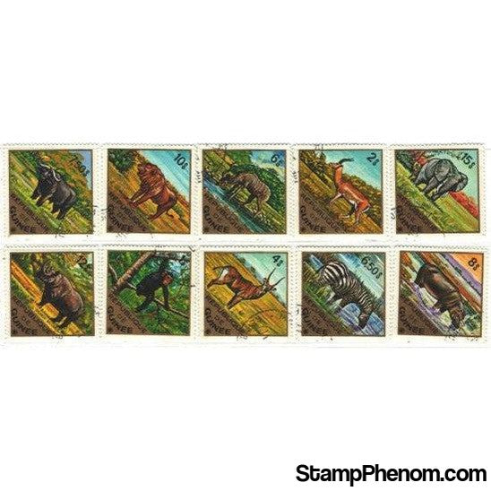 Guinee Republic Animals , 10 stamps