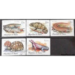 Guinee Republic Reptiles, 5 stamps-Stamps-Guinee Republic-StampPhenom