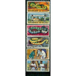 Guinee Republic Reptiles , 6 stamps