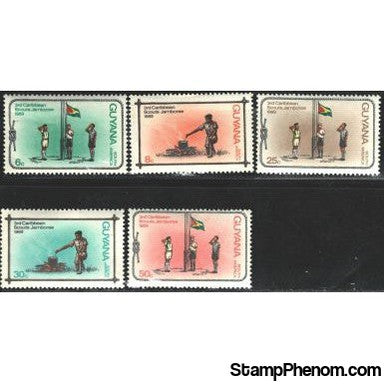 Guyana Scouting , 5 stamps