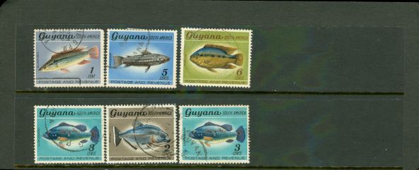 Guyana Fishes , 6 stamps - Guyana Fishes , 6 stamps