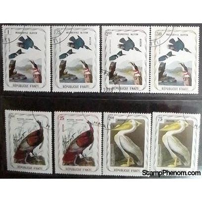 Haiti Birds, 8 stamps-Stamps-Haiti-StampPhenom