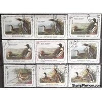 Haiti Ducks, 9 stamps-Stamps-Haiti-StampPhenom