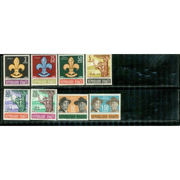 Haiti Scouting Lot 2 , 8 stamps